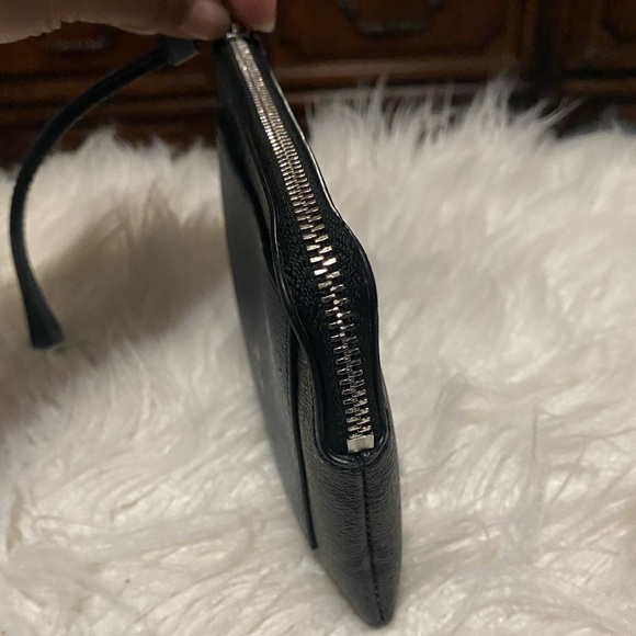 NWT Metallic Blue and Black Coach Wristlet - Picture 7 of 7